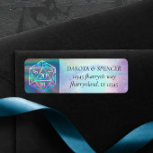 RPG Holo Dice | Retro PnP Tabletop Gamer Adres Etiket