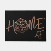 RPG Home AF | Copper Fantasy Tafelblad Gamer Dice Deurmat (Voorkant)