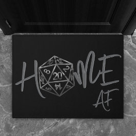 RPG Home AF | Fantasy tafelblad Retro Gamer Dice Deurmat