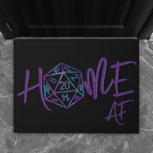 RPG Home AF Nebula Fantasy Tafelblad Gamer Dice Deurmat