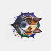 RPG Hond Fleece Deken (Voorkant (Horizontaal))