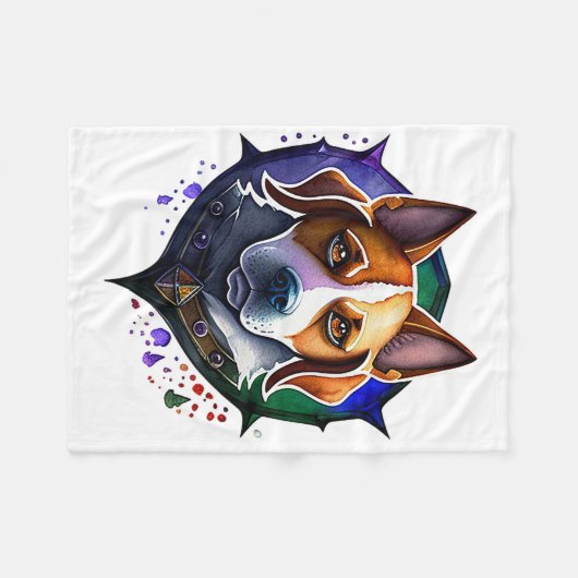 RPG Hond Fleece Deken (Voorkant (Horizontaal))