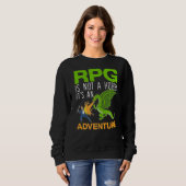 Rpg is geen hobby. Het is een avontuurlijk videosp Trui (Voorkant volledig)
