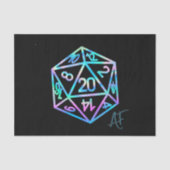 RPG Krit AF | Holo Retro PnP Tafelbladspeler Dobbe Tissuepapier (Voorkant)