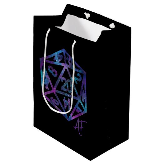 RPG Krit AF | Nebula Fantasy Tafelbladspeler Dobbe Medium Cadeauzakje (Voorkant Gekanteld)