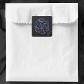 RPG Krit AF | Nebula Fantasy Tafelbladspeler Dobbe Vierkante Sticker