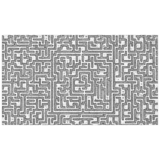 RPG Labyrinth Tafeldoek Tafelkleed (Voorkant (Horizontaal))