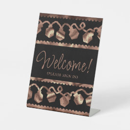 RPG-lichten | Copper Fantasy Tafelblad Gamer Custo Reclamebord Met Voetstuk