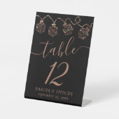 RPG-lichten | Copper Fantasy Tafelblad Gamer Dice Reclamebord Met Voetstuk (Voorkant)