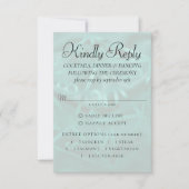 RPG-lichten | Emerald Fantasy tafelblad gamer Entr RSVP Kaartje (Voorkant)