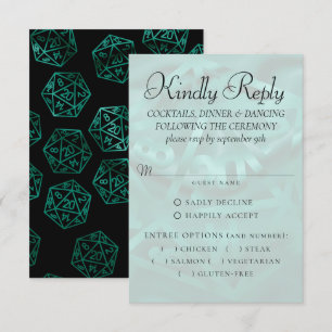 RPG-lichten   Emerald Fantasy tafelblad gamer Entr RSVP Kaartje