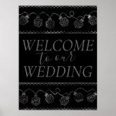 RPG-lichten | Fantasie Tafelblad Gamer Dice Welkom Poster (Voorkant)