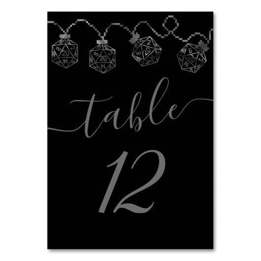 RPG-lichten | Fantasy Retro Tafelblad PnP Gamer Di Kaart (Achterkant)