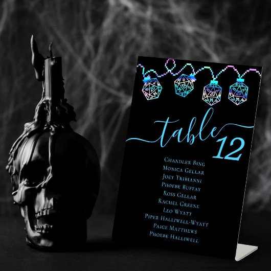 RPG-lichten | Fantasy Retro Tafelblad PnP Gamer Di Reclamebord Met Voetstuk