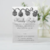 RPG-lichten | Fantasy Tabletop Retro PnP Gamer Dic RSVP Kaartje (Staand voorkant)