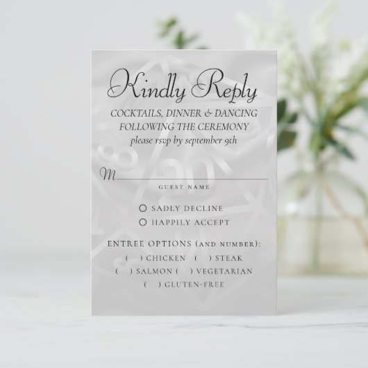 RPG-lichten | Fantasy tafelblad gamer dobbelsteen RSVP Kaartje (Staand voorkant)