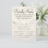 RPG-lichten | Gold Fantasy tafelblad gamer Entree RSVP Kaartje (Staand voorkant)