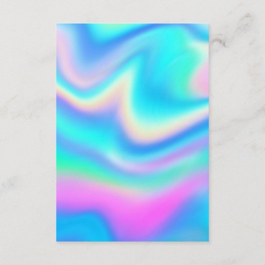 RPG-lichten | Holo Fantasy Tabletop Gamer Details Informatiekaartje (Achterkant)