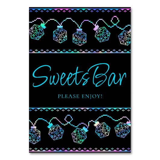 RPG-lichten | Holo Fantasy Tafelblad Gamer Custom Kaart (Voorkant)