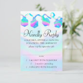 RPG-lichten | Holo Fantasy tafelblad PnP Gamer Dic RSVP Kaartje (Staand voorkant)