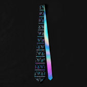 RPG-lichten | Holo Retro Tafelblad Roleplayer Dice Stropdas