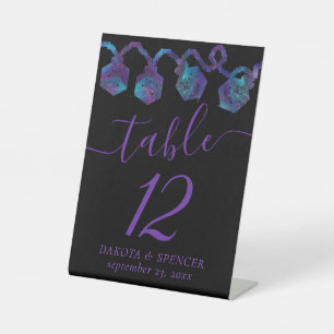 RPG-lichten Nebula Fantasy Tafelblad Gamer Dice Reclamebord Met Voetstuk