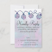 RPG-lichten | Nebula Fantasy Tafelblad Gamer Dice RSVP Kaartje (Voorkant)