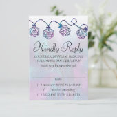 RPG-lichten | Nebula Fantasy Tafelblad Gamer Dice RSVP Kaartje (Staand voorkant)