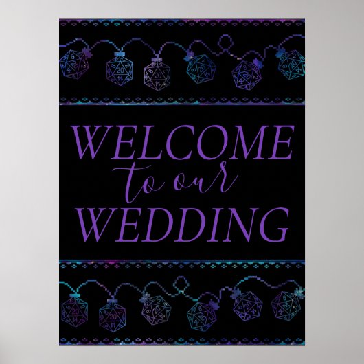 RPG-lichten | Nebula Fantasy Tafelblad Gamer Welko Poster (Voorkant)