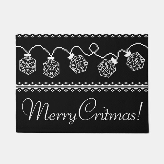 RPG Lights Classic | Fantasie tafelblad Gamer Dice Deurmat (Voorkant)