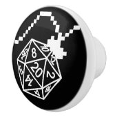 RPG Lights Classic | Fantasie tafelblad Gamer Dice Keramische Knop (Rechts)