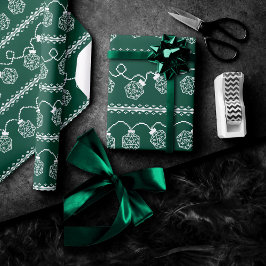 RPG Lights Groen | Fantasie tafelblad Gamer Dice Cadeaupapier