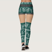 RPG Lights Groen | Retro lelijke trui Medium Skin Leggings (Achterkant)