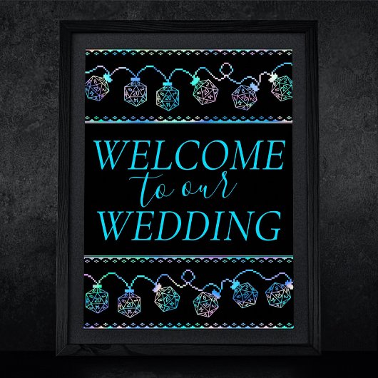 RPG Lights | Holo Fantasy Tabletop Gamer Welkom Poster