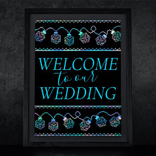 RPG Lights   Holo Fantasy Tafelblad Gamer Welkom Poster