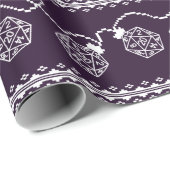 RPG Lights Paarse | Fantasie tafelblad Gamer Dice Cadeaupapier (Rol Hoek)