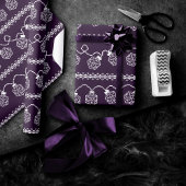 RPG Lights Paarse | Fantasie tafelblad Gamer Dice Cadeaupapier