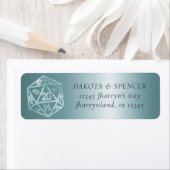 RPG Luxe | Aqua Fantasy Tafelbladgamer Adres Etiket (Insitu)