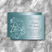 RPG Luxe | Aqua Sheen Fantasy tafelblad Gamer Dice Kaart