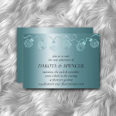 RPG Luxe | Aqua Sheen Tafelblad Gamer Dice Lights Kaart