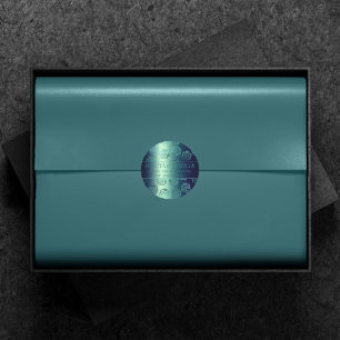 RPG Luxe   Blauwgroen Fantasy Tabletop Gamer Custo Ronde Sticker