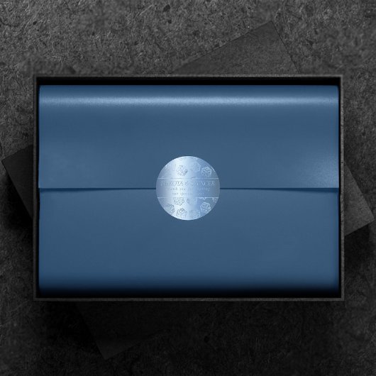 RPG Luxe | Blue Fantasy Tafelblad Gamer Custom Ronde Sticker