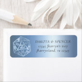 RPG Luxe | Blue Fantasy Tafelbladgameradres Etiket (Insitu)