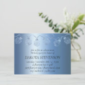 RPG Luxe | Blue Sheen Tafelblad Gamer Dice Lights Kaart (Staand voorkant)