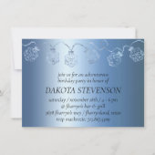 RPG Luxe | Blue Sheen Tafelblad Gamer Dice Lights Kaart (Voorkant)