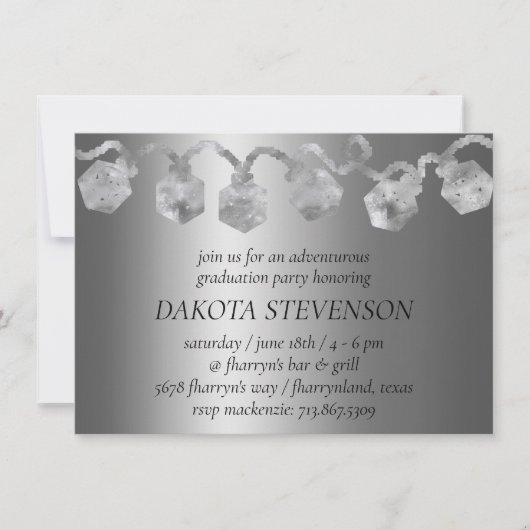 RPG Luxe | Fantasie tafelblad PnP Gamer Dice Light Kaart (Voorkant)