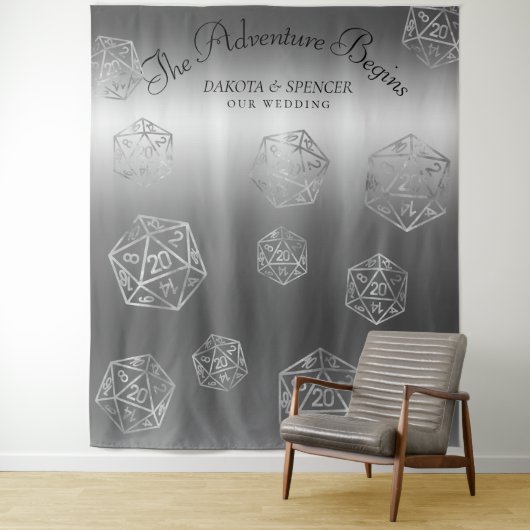 RPG Luxe | Fantasy Retro Tafelblad Gamer Achtergro Wandkleed (In situ)