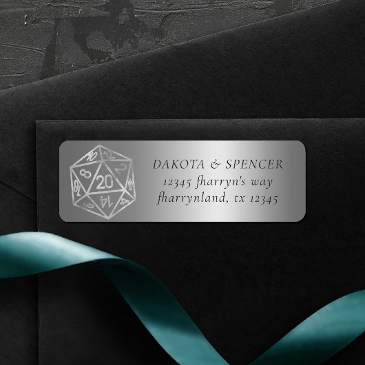 RPG Luxe | Fantasy Sheen Tafelblad Gamer Adres Etiket