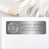 RPG Luxe | Fantasy Sheen Tafelblad Gamer Adres Etiket (Insitu)