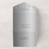 RPG Luxe | Fantasy Sheen tafelblad Retro Gamer Dic All In One Uitnodiging (Buitenkant)